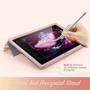 Cosmo Samsung Tab A8 hoes met screen protector - 10.5 inch - Marmer 2