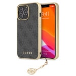 variatie Guess Charms iPhone 13 Pro backcase hoesje – Grijs