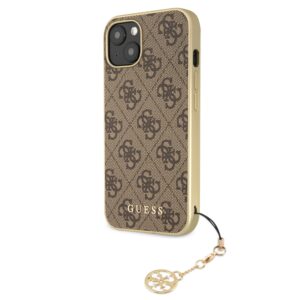 Guess Charms iPhone 13 backcase hoesje - Bruin 2