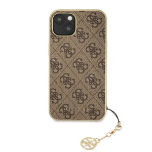 Guess Charms iPhone 13 backcase hoesje - Bruin 3