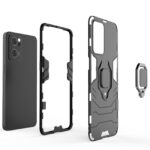 Ringhouder Backcover hoesje Oppo Find X5 Lite – Zwart - 1