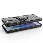Ringhouder Backcover hoesje Oppo Find X5 Lite – Zwart - 2