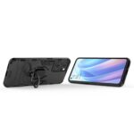 Ringhouder Backcover hoesje Oppo Find X5 Lite – Zwart - 3