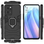 Ringhouder Backcover hoesje Oppo Find X5 Lite – Zwart - 4
