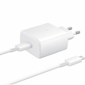 Samsung 25W PD 3.0 Super fast charger USB Type-C naar USB Type-C Kabel en Adapter – Wit