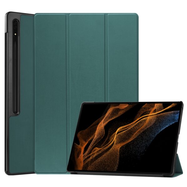 Smart Folio hoes Samsung Tab S8 Ultra - Groen 1