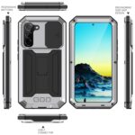 Stofdicht metalen hoes Samsung Galaxy S22 – Zilver - 1