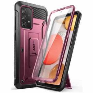 Supcase 360 Backcase met screenprotector Samsung A53 - Bordeaux 1