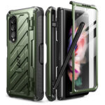 variatie Supcase 360 Backcase met screenprotector Samsung Z Fold 3 – Groen