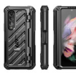 Supcase 360 Backcase met screenprotector Samsung Z Fold 3 - Zwart