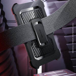 Supcase Backcase hoesje Samsung Galaxy S22 Ultra - Met en zonder screen protector - Bordeaux 4