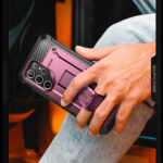 Supcase Backcase hoesje Samsung Galaxy S22 Ultra – Met en zonder screen protector – Bordeaux - 6