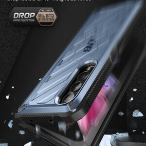 Supcase UB 360 Backcover met screenprotector Samsung Z Fold 3 - Blauw 2