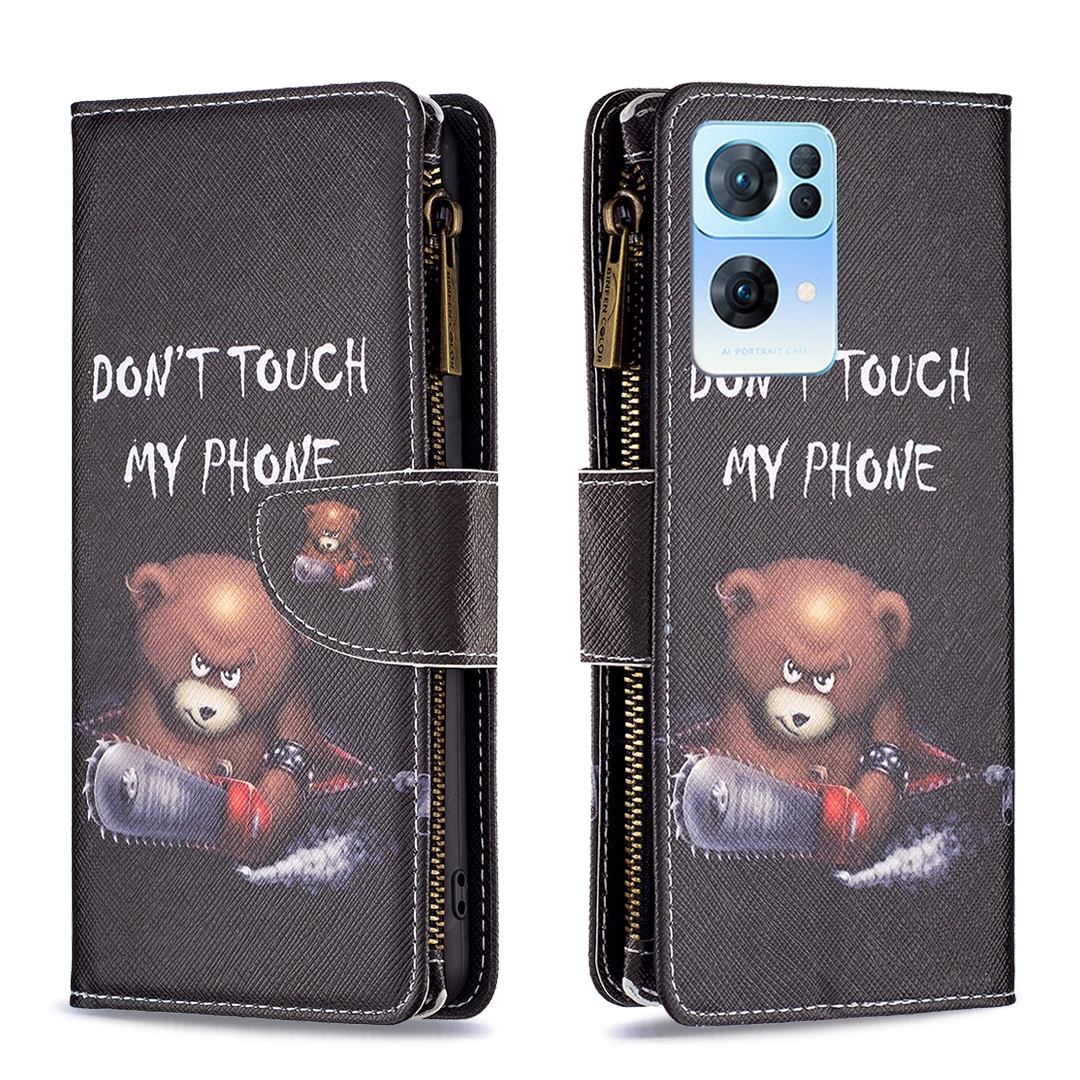 Wallet hoesje Oppo Find X5 Lite - Don't touch me