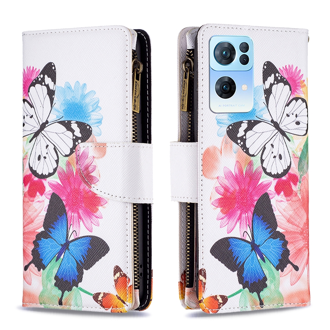 Wallet hoesje Oppo Find X5 Lite - Vlinder