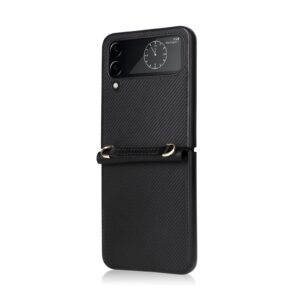 Backcase hoesje met koord Samsung Galaxy Z Flip 4 - Zwart 2