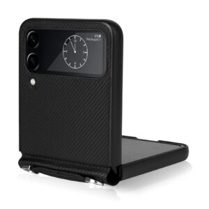 Backcase hoesje met koord Samsung Galaxy Z Flip 4 - Zwart 4