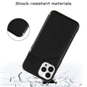 Backcover Portemonnee hoesje iPhone 14 Pro Max - Zwart 3