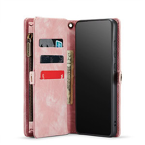 Caseme Samsung Galaxy A53 hoesje - Vintage Portemonnee Roze 4