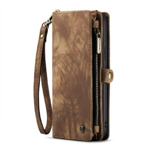 Caseme iPhone 14 hoesje - Vintage Portemonnee Bruin 2