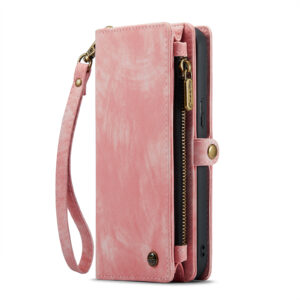 Caseme iPhone 14 hoesje - Vintage Portemonnee Roze 2