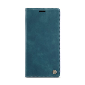 Caseme retro bookcase iPhone 14 Pro Max hoesje - Blauw 3