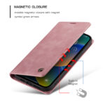 Caseme retro bookcase iPhone 14 Plus hoesje – Roze - 5