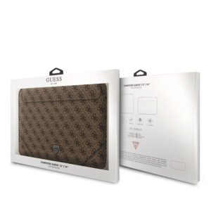 Guess 4G PU Triangle Logo Laptop sleeve - Bruin 4