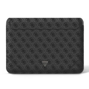 Guess 4G PU Triangle Logo Laptop sleeve - Zwart 1