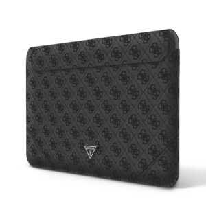 Guess 4G PU Triangle Logo Laptop sleeve - Zwart 2