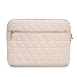 Guess Quilted Sleeve voor 13 inch laptops - Roze 3