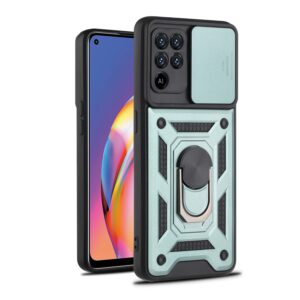 Oppo A94 5G Ringhouder Hoesje – Groen