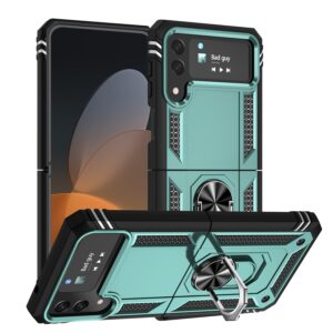Samsung Galaxy Z Flip 4 Ringhouder Hoesje – Groen