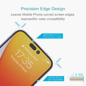 Tempered glass screen protector iPhone 14 2