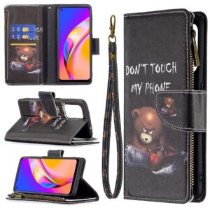 Wallet hoesje Oppo A94 5G – Beer