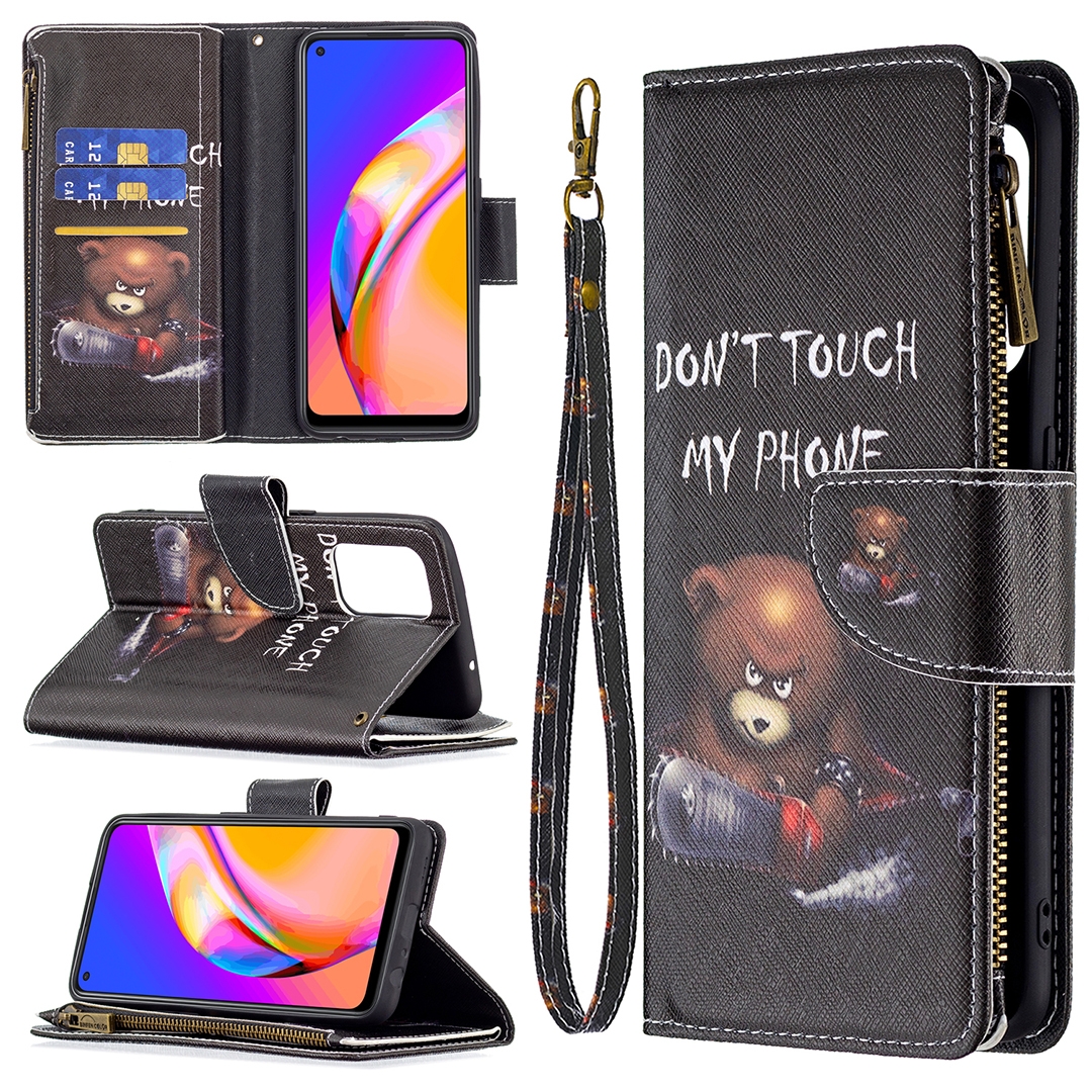 Wallet hoesje Oppo A94 5G - Beer