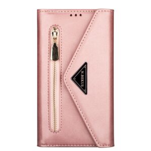 iPhone 14 Fashion wallet hoesje cross body - Roségoud 2