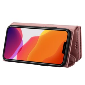 iPhone 14 Fashion wallet hoesje cross body - Roségoud 4