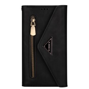 iPhone 14 Fashion wallet hoesje cross body - Zwart 2