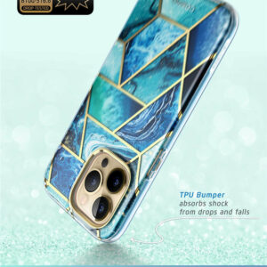 Cosmo 360 Backcase met Screenprotector iPhone 14 Pro - Ocean 4