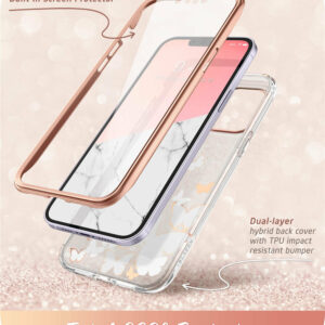 Cosmo 360 Backcase met Screenprotector iPhone 14 - Vlinders 2