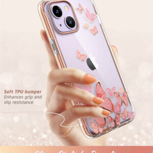 Cosmo 360 Backcase met Screenprotector iPhone 14 - Vlinders 3
