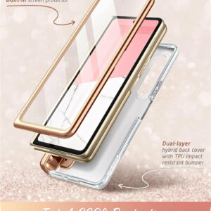 Cosmo 360 hoesje met screenprotector Samsung Z Fold 4 - Marmer 2