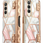 Cosmo 360 hoesje met screenprotector Samsung Z Fold 4 – Marmer - 8