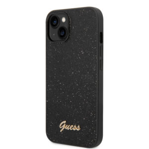 Guess Glitter Flakes iPhone 14 en iPhone 13 hoesje - Zwart 2