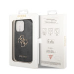 Guess Golden Logo iPhone 14 Pro Hoesje - Grijs - 7