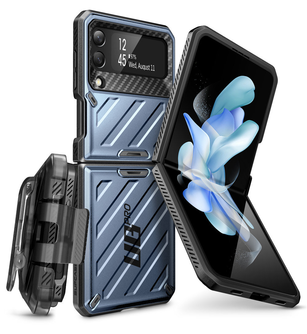 variatie SUPCASE UB Pro Samsung Galaxy Z Flip 4 Hoesje – Blauw