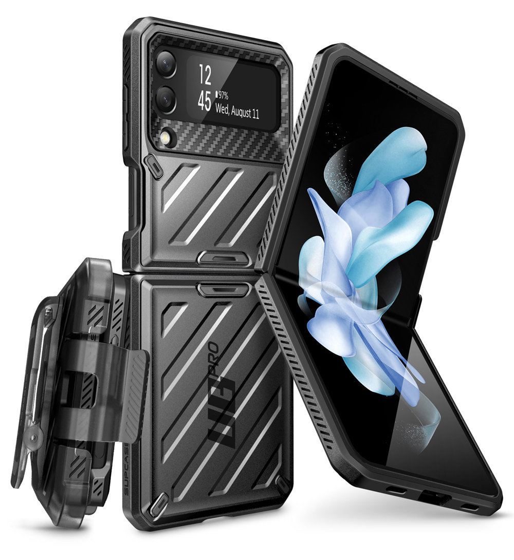 variatie SUPCASE UB Pro Samsung Galaxy Z Flip 4 Hoesje – Zwart