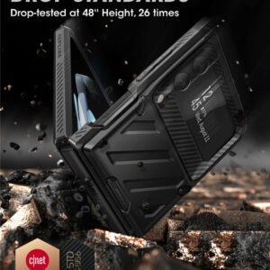 SUPCASE UB Pro Samsung Galaxy Z Flip 4 Hoesje - Zwart 4