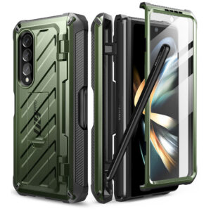 Supcase 360 Backcase met screenprotector Samsung Z Fold 4 - Groen 1